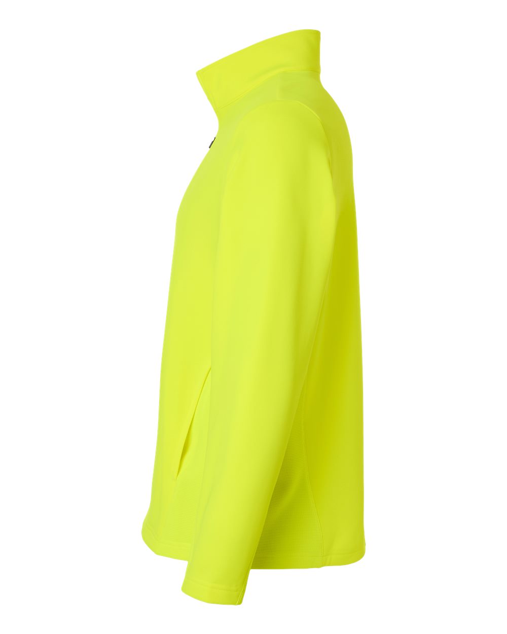 Team 365 Unisex Squad Cadet Quarter-Zip Tech Fleece Pullover - TT401 Safety Yellow