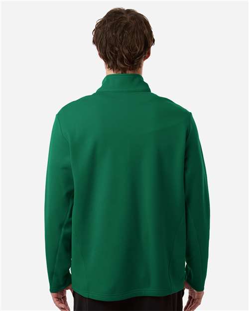 Team 365 Unisex Squad Cadet Quarter-Zip Tech Fleece Pullover - TT401 Sport Forest