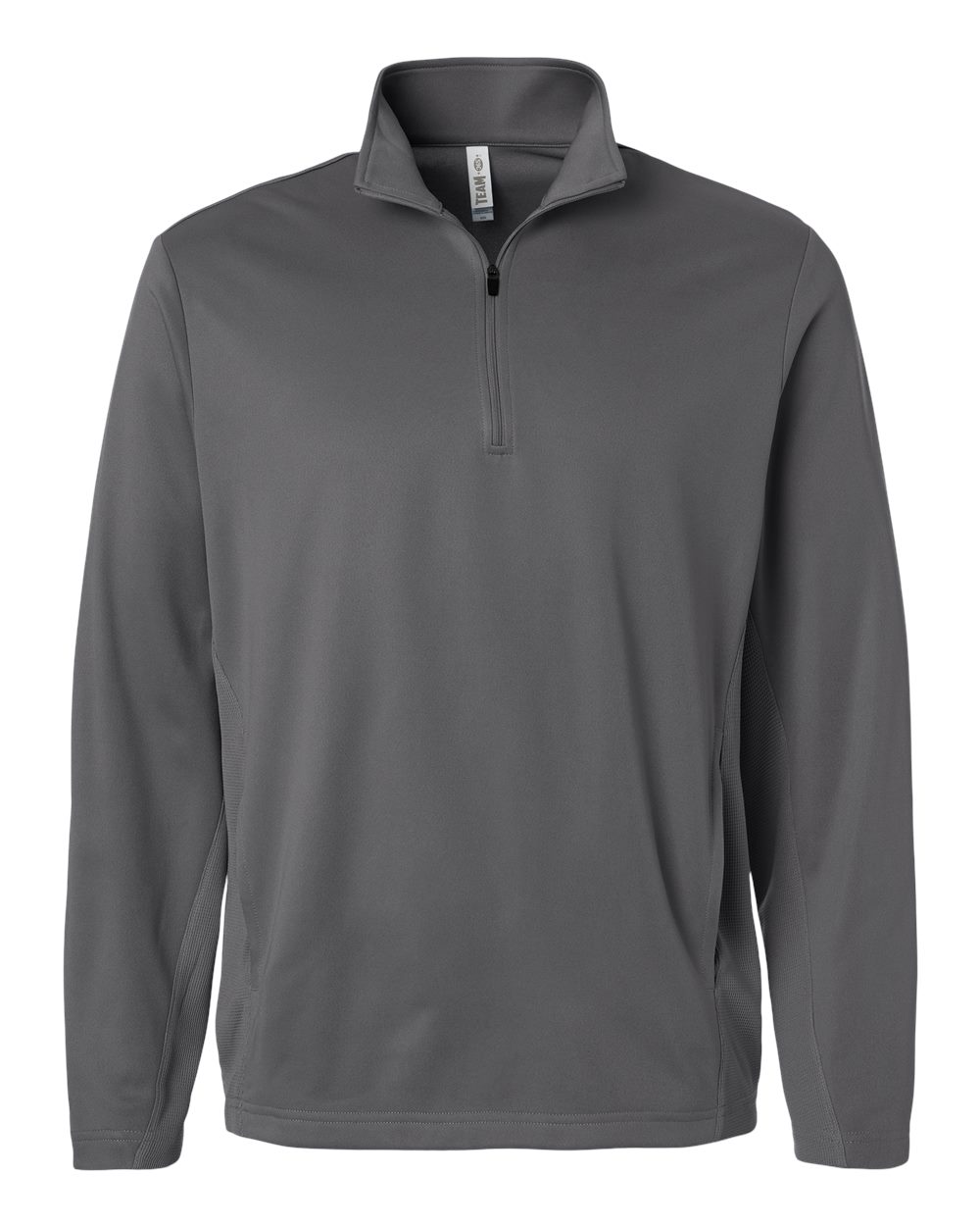 Team 365 Unisex Squad Cadet Quarter-Zip Tech Fleece Pullover - TT401 Sport Graphite