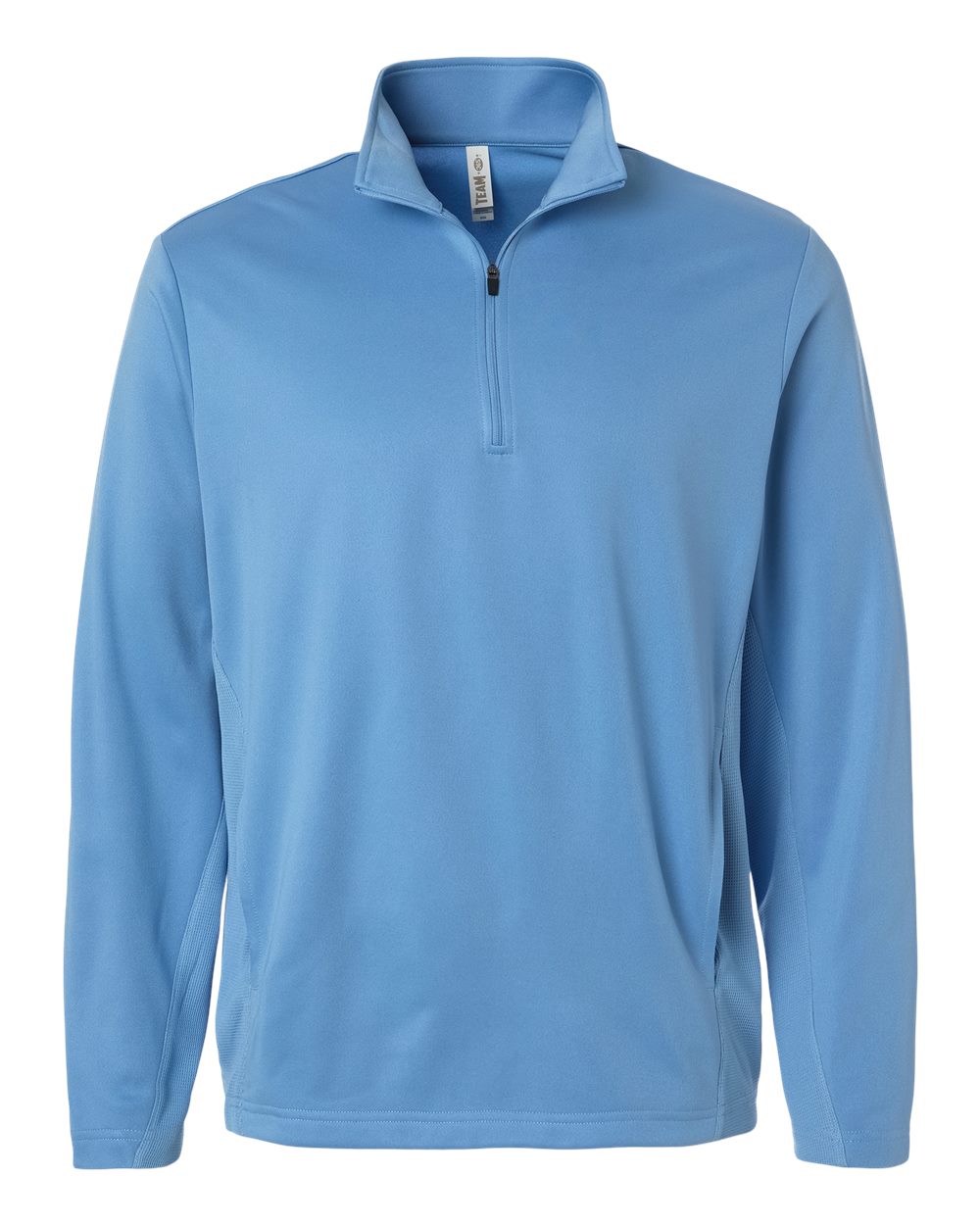 Team 365 Unisex Squad Cadet Quarter-Zip Tech Fleece Pullover - TT401 Sport Light Blue