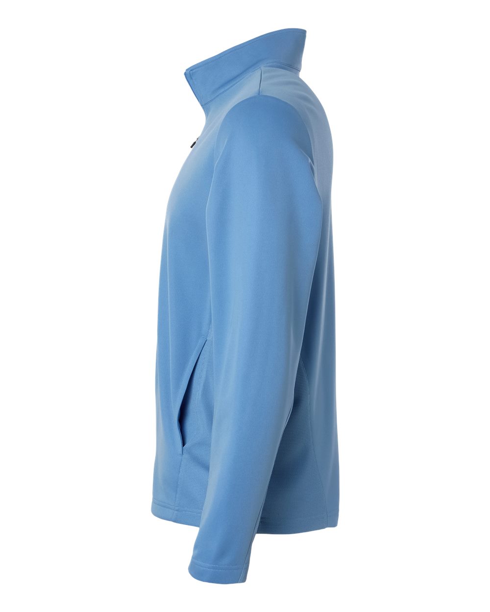 Team 365 Unisex Squad Cadet Quarter-Zip Tech Fleece Pullover - TT401 Sport Light Blue