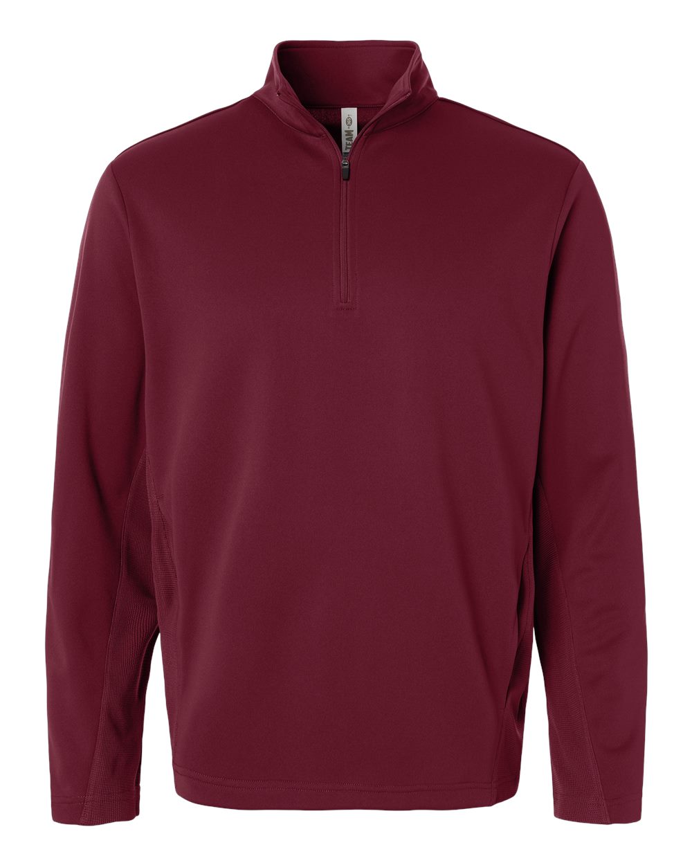 Team 365 Unisex Squad Cadet Quarter-Zip Tech Fleece Pullover - TT401 Sport Maroon