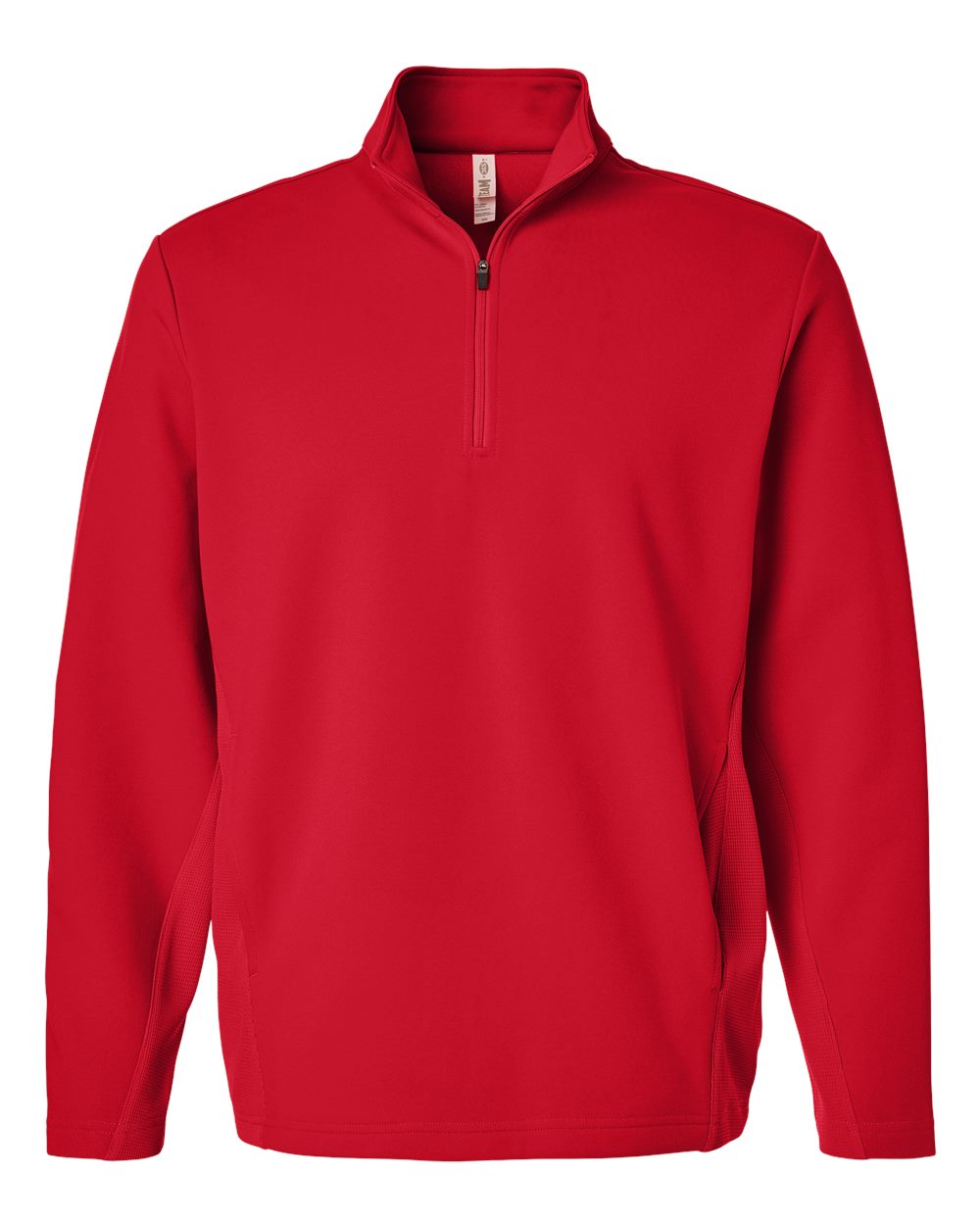 Team 365 Unisex Squad Cadet Quarter-Zip Tech Fleece Pullover - TT401 Sport Red