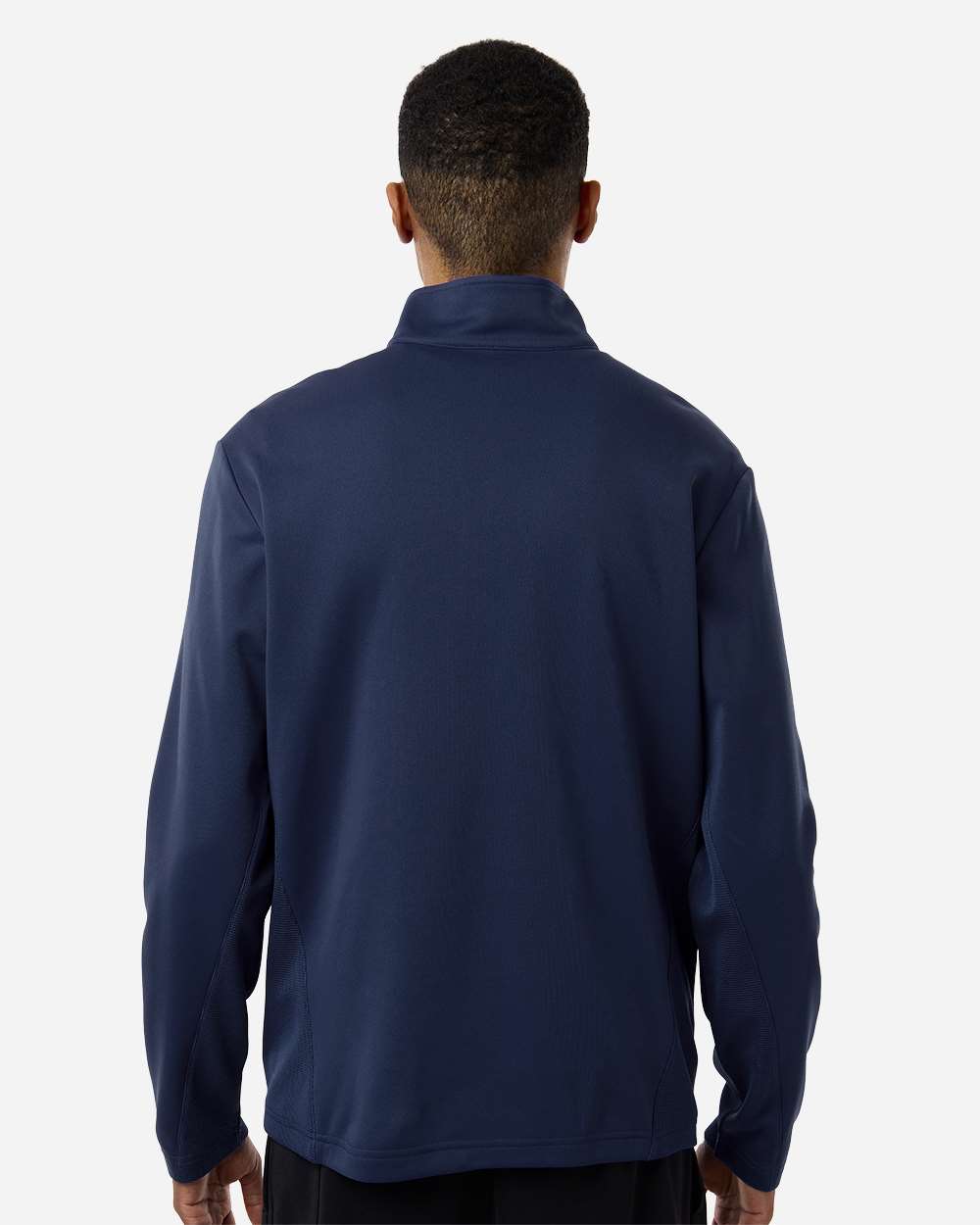 Team 365 Unisex Squad Cadet Quarter-Zip Tech Fleece Pullover - TT401 Sport Dark Navy