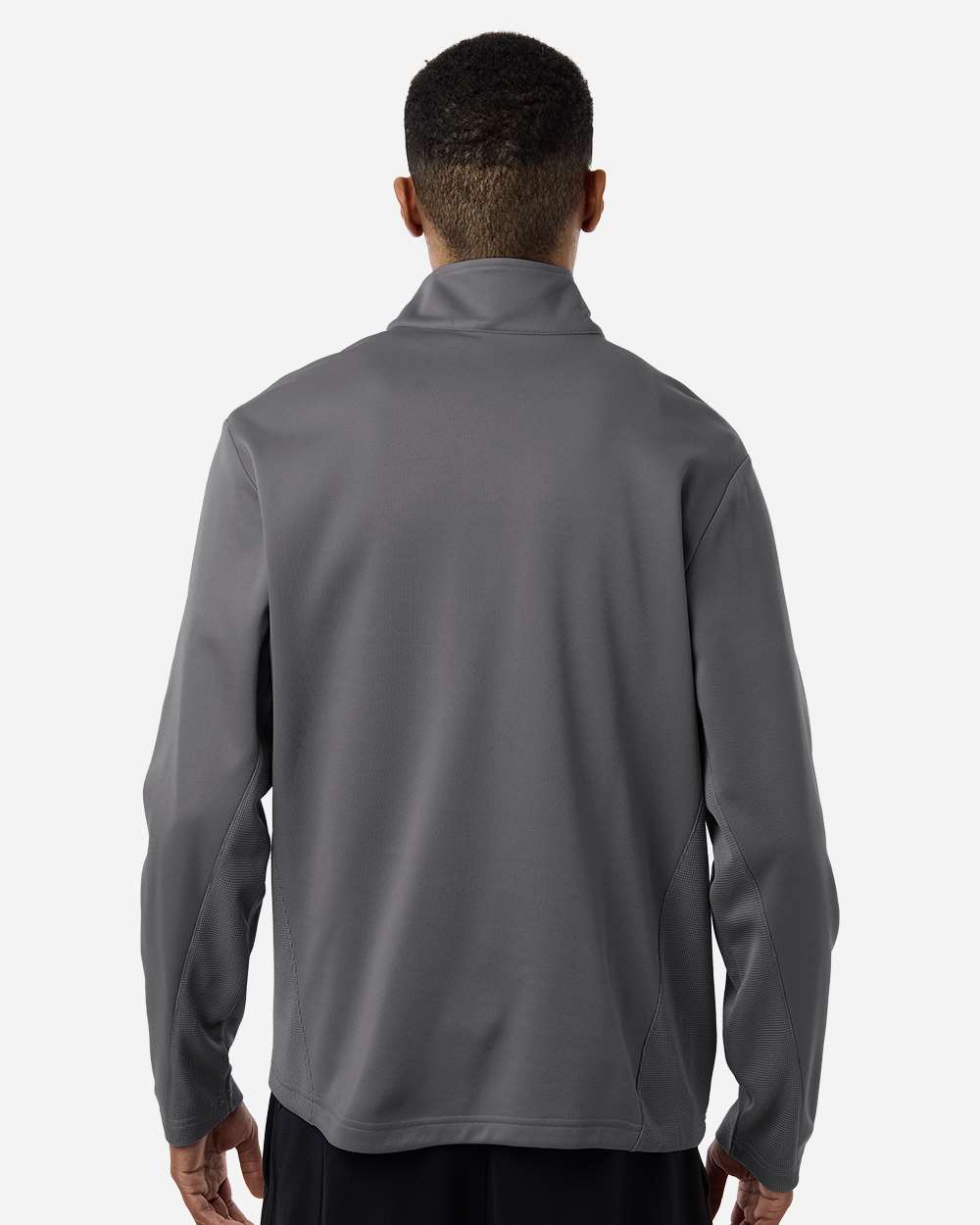 Team 365 Unisex Squad Cadet Quarter-Zip Tech Fleece Pullover - TT401 Sport Graphite