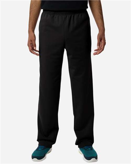 Team 365 Unisex Squad Tech Fleece Pants - TT805 Black