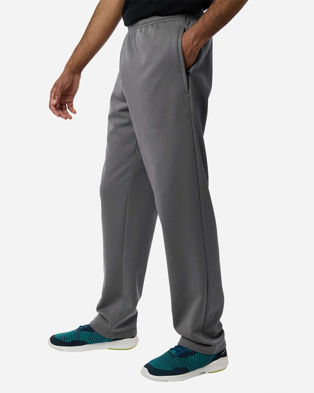 Team 365 Unisex Squad Tech Fleece Pants - TT805 Sport Graphite