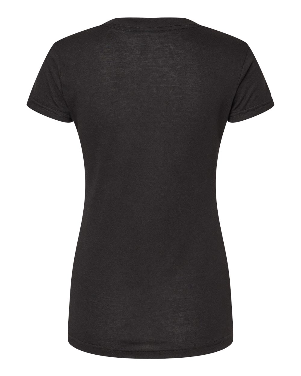 M&O Women's Deluxe Blend V-Neck T-Shirt - 3542 - 3542M Black
