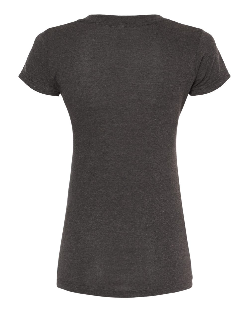 M&O Women's Deluxe Blend V-Neck T-Shirt - 3542 - 3542M Heather Graphite