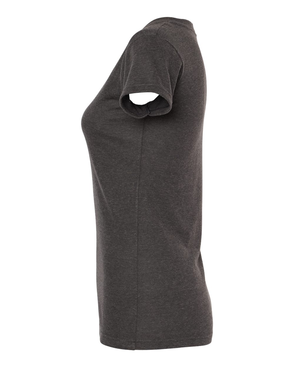 M&O Women's Deluxe Blend V-Neck T-Shirt - 3542 - 3542M Heather Graphite