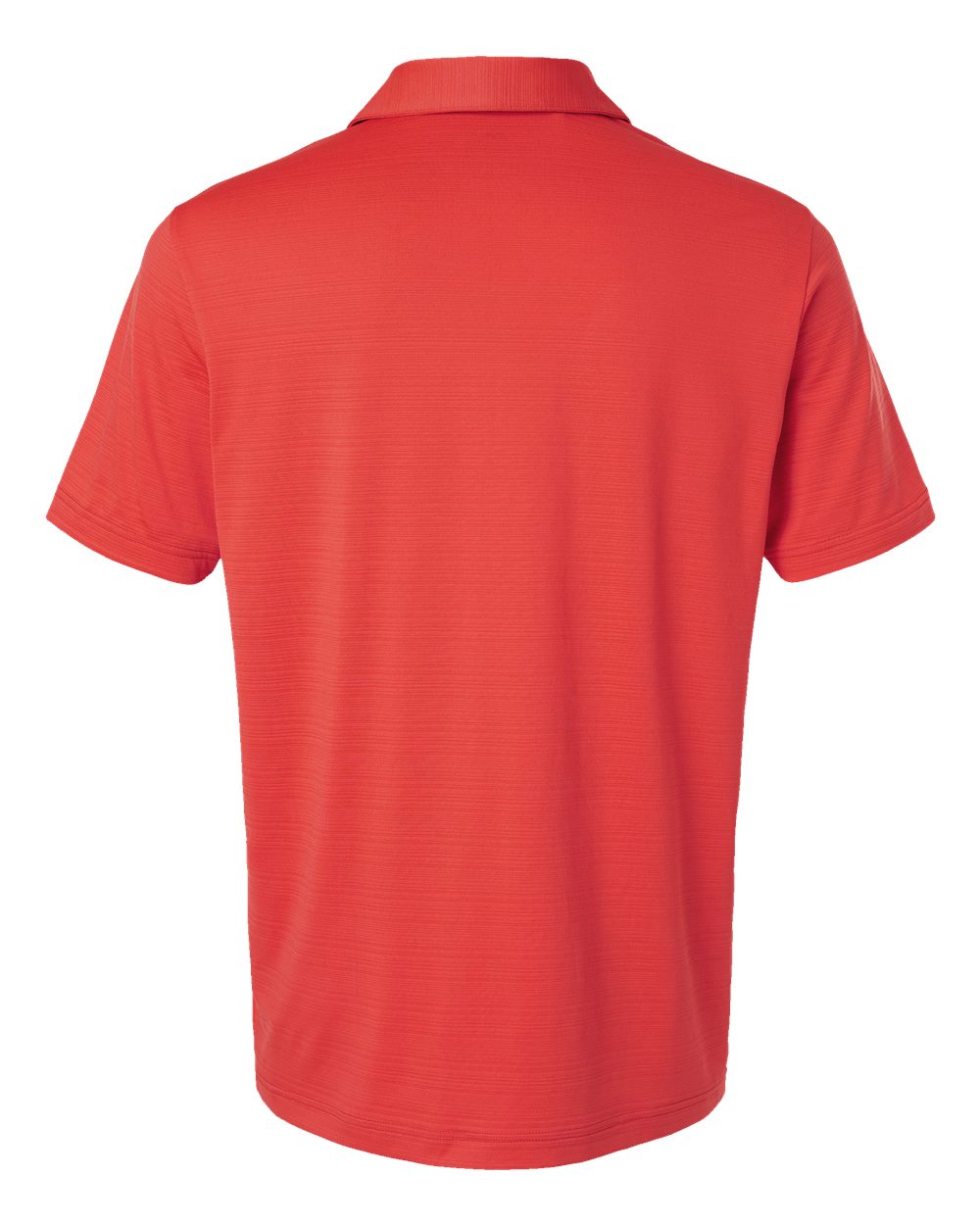 Adidas Men's Textured Stripe Polo - A704 Bright Red