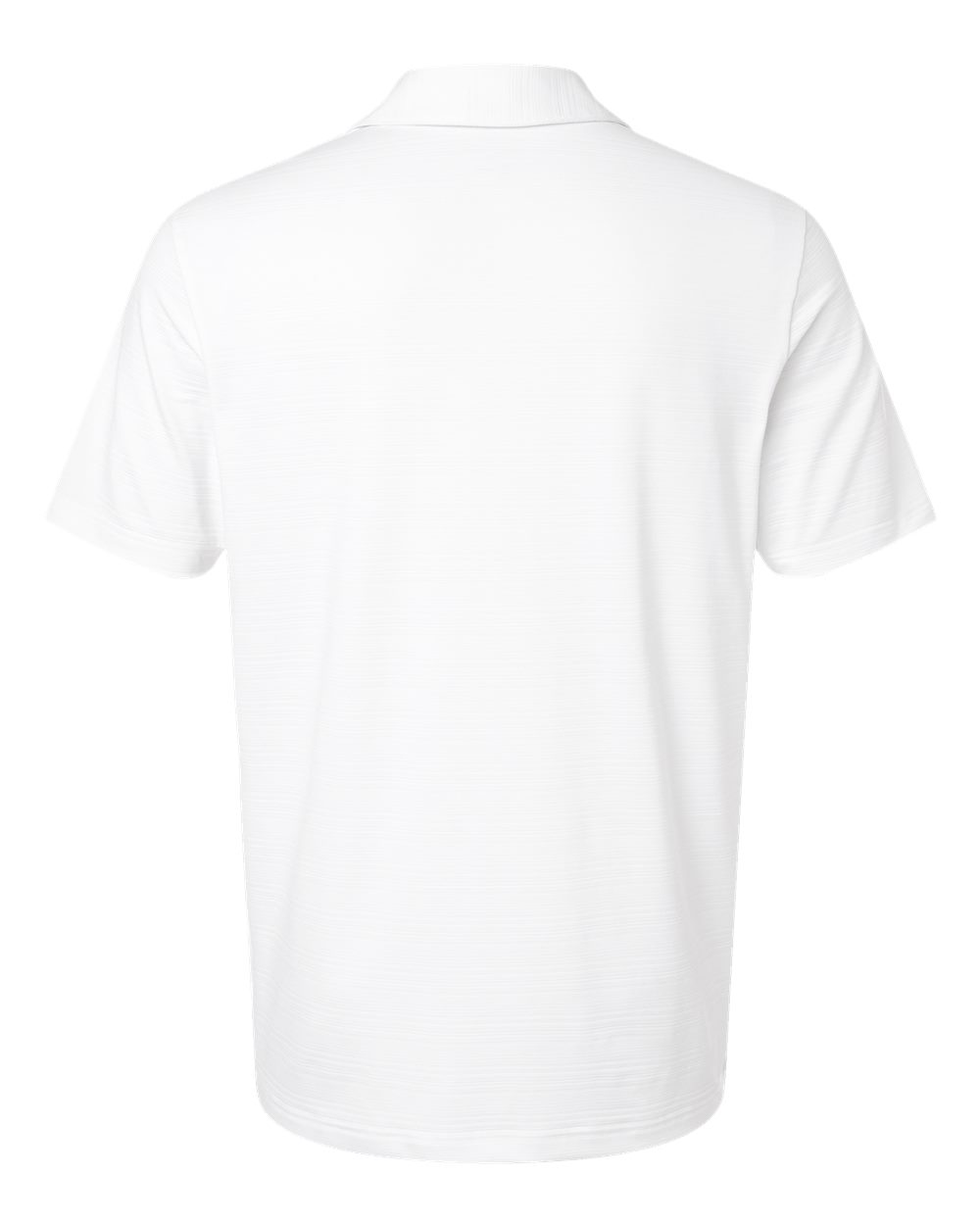 Adidas Men's Textured Stripe Polo - A704 White