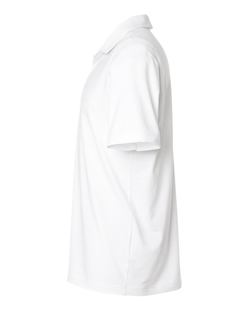 Adidas Men's Textured Stripe Polo - A704 White