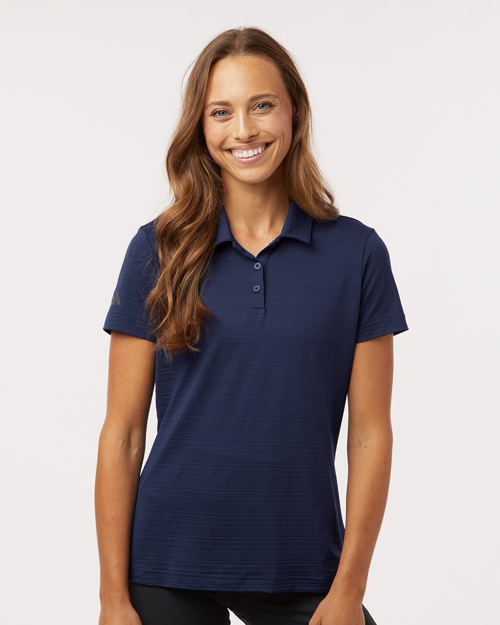 Adidas Women's Textured Stripe Polo - A707