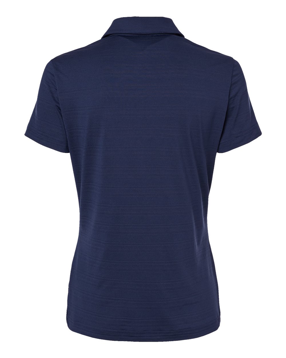 Adidas Women's Textured Stripe Polo - A707 Dark Blue