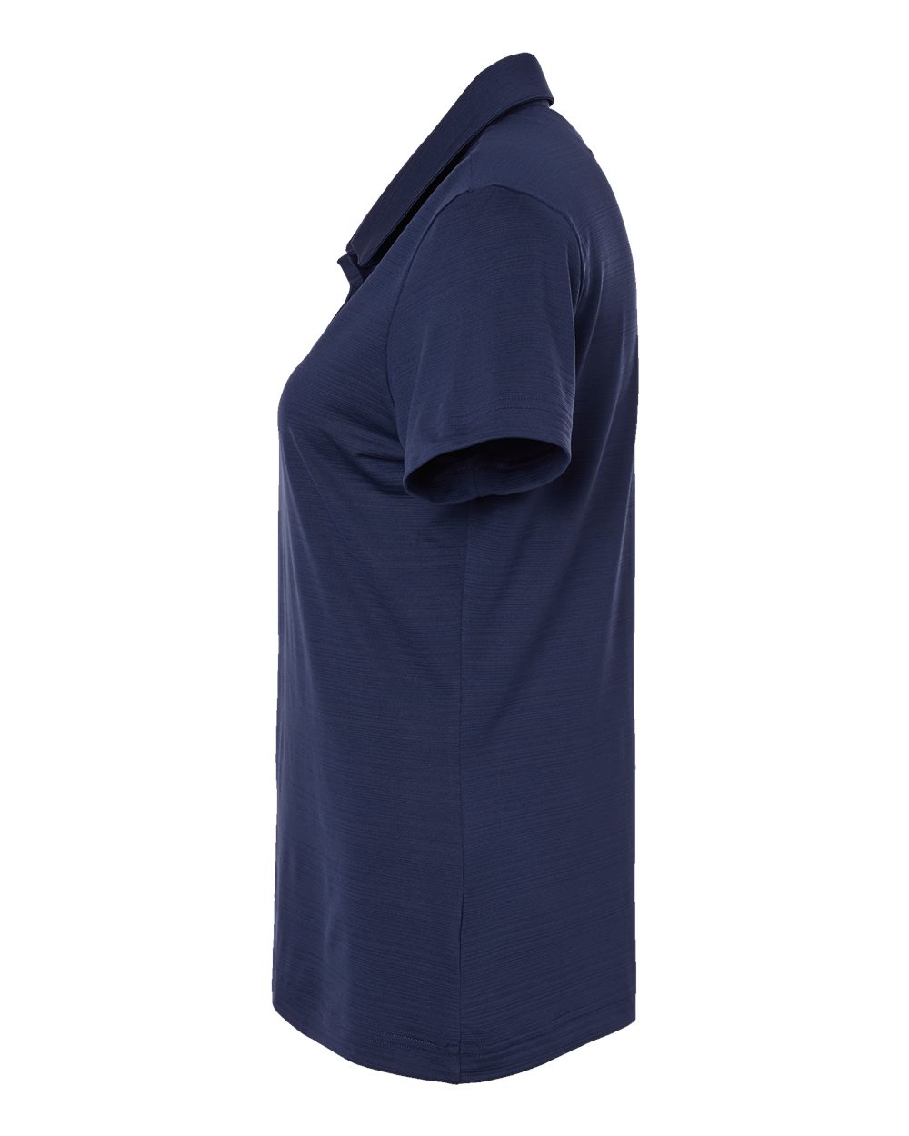 Adidas Women's Textured Stripe Polo - A707 Dark Blue