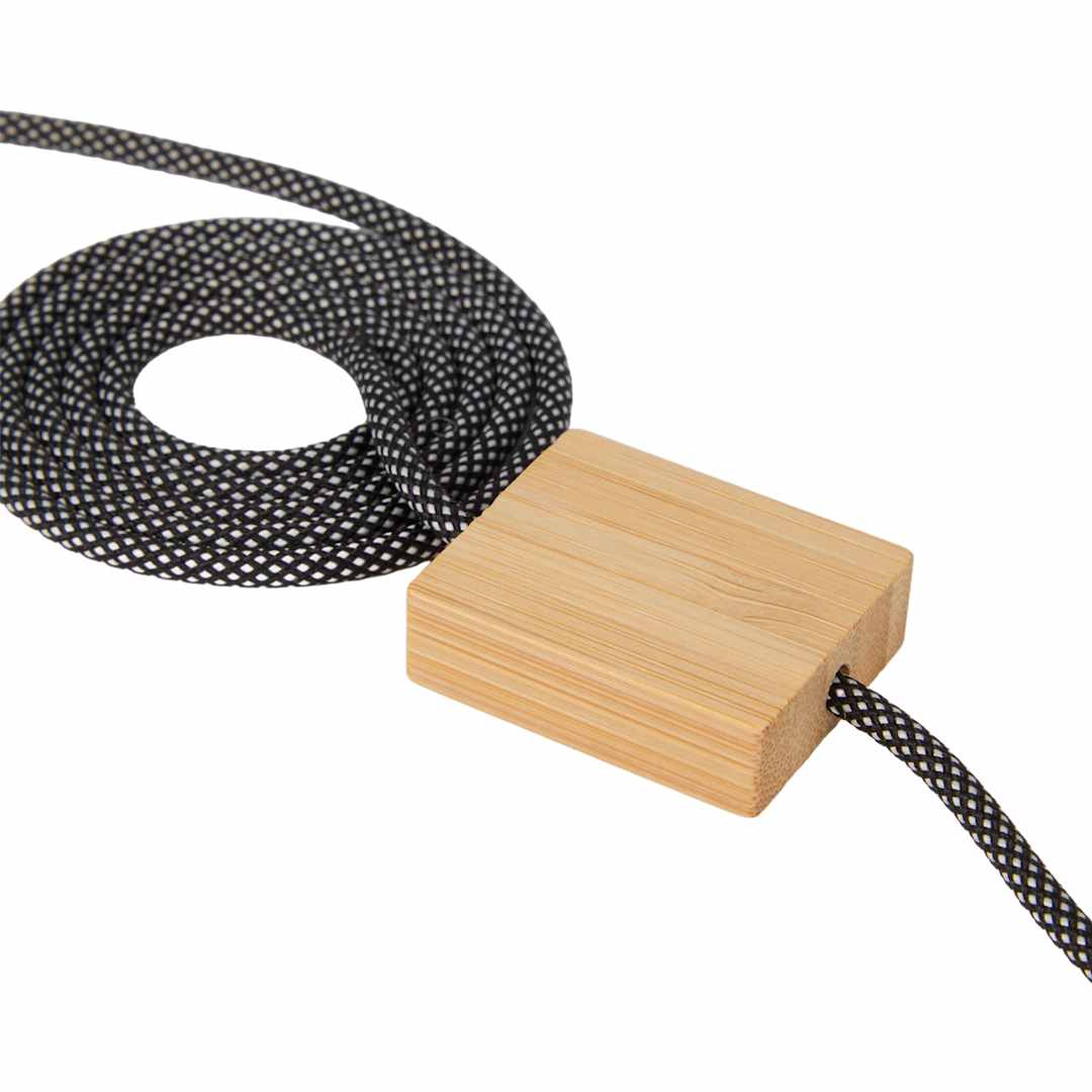 FSC&#174; 100% Bamboo 5-in-1 100W Laptop Charging Cable - 7143-83 Natural