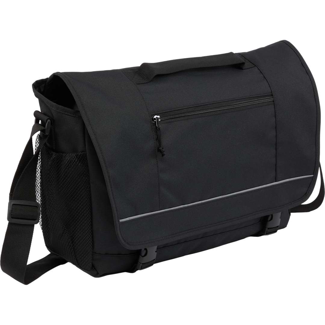 Classic Recycled Messenger Bag - 9898-17 Black