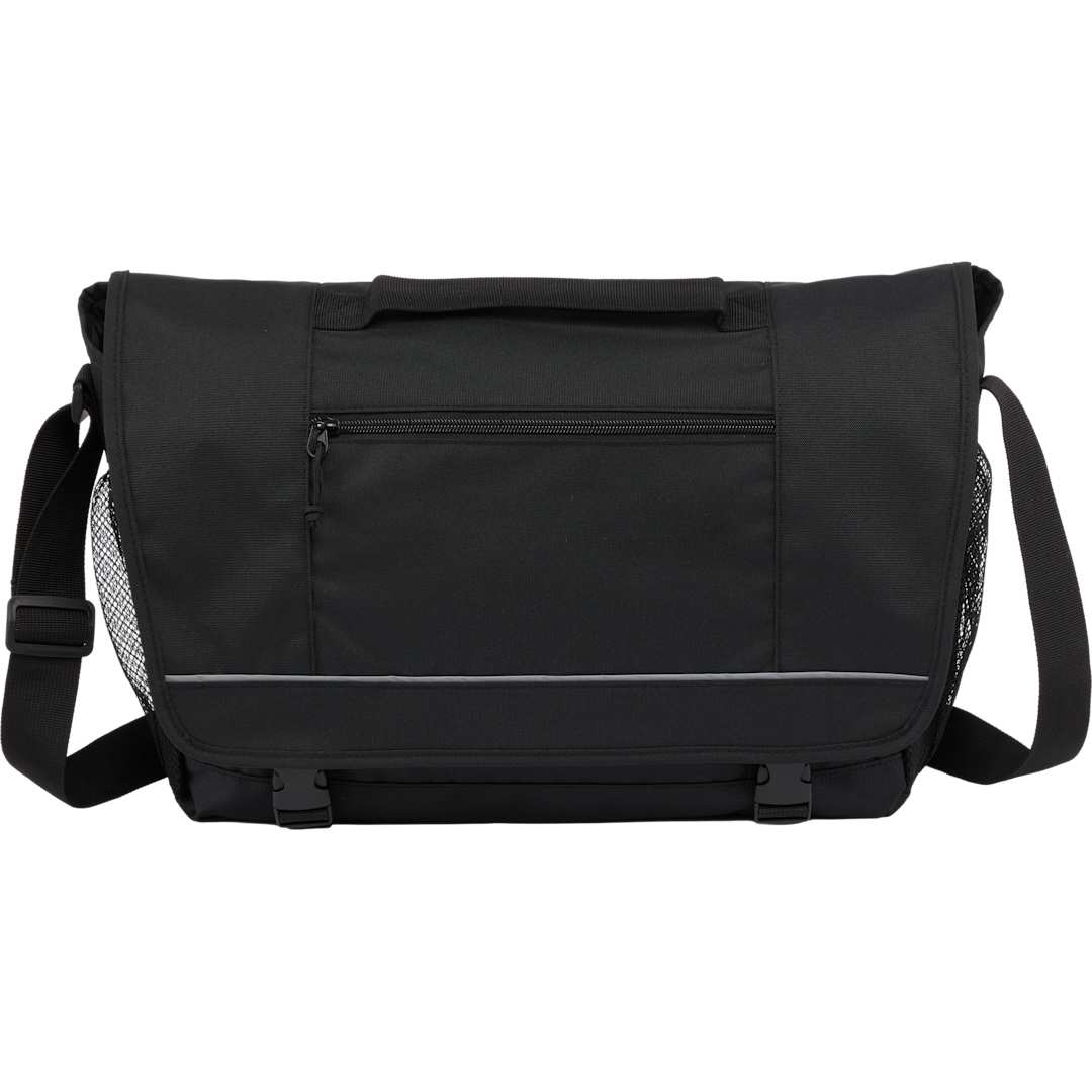 Classic Recycled Messenger Bag - 9898-17 Black