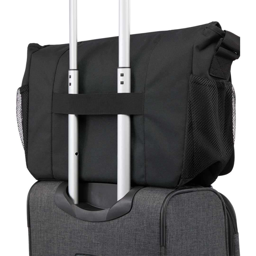 Classic Recycled Messenger Bag - 9898-17 Black