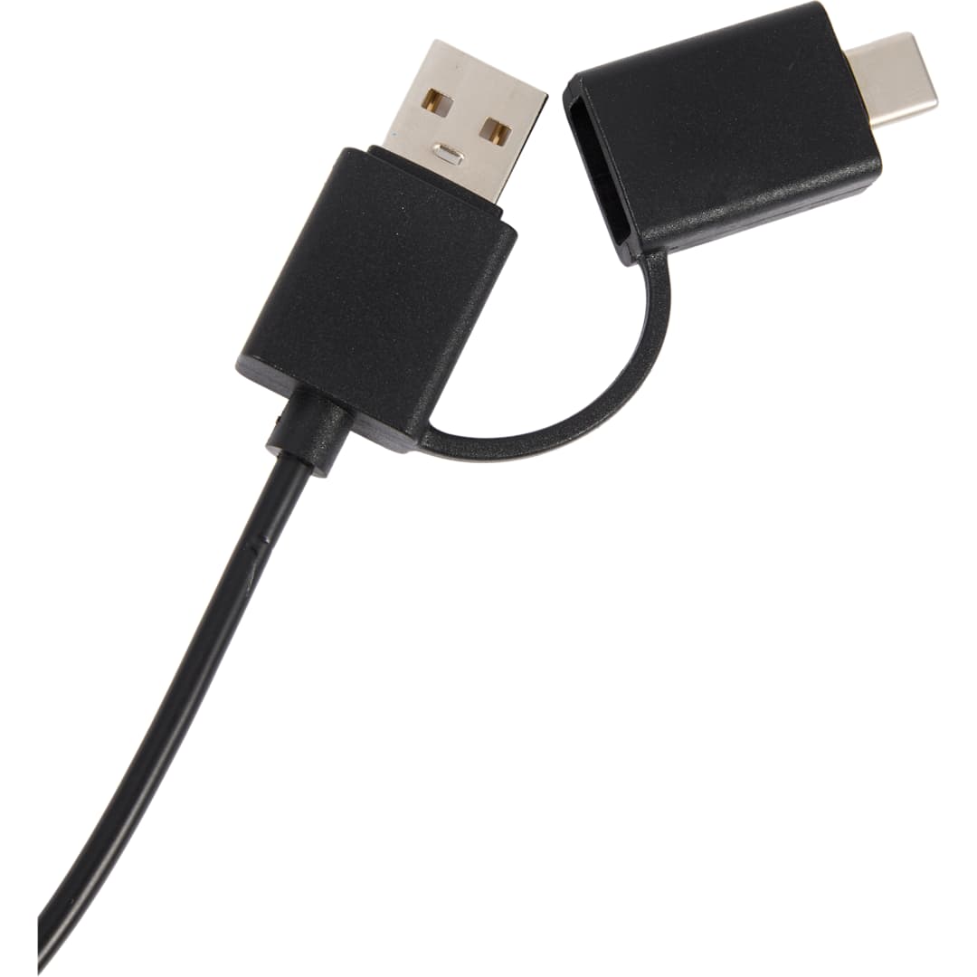 Bullet 5-in-1 Recycled Long Charging Cable - SM-2853 Black