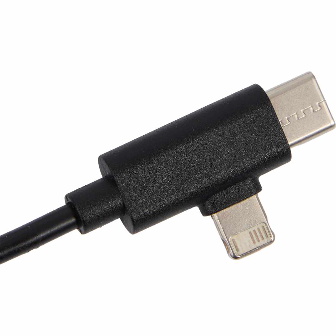 Bullet 5-in-1 Recycled Long Charging Cable - SM-2853 Black