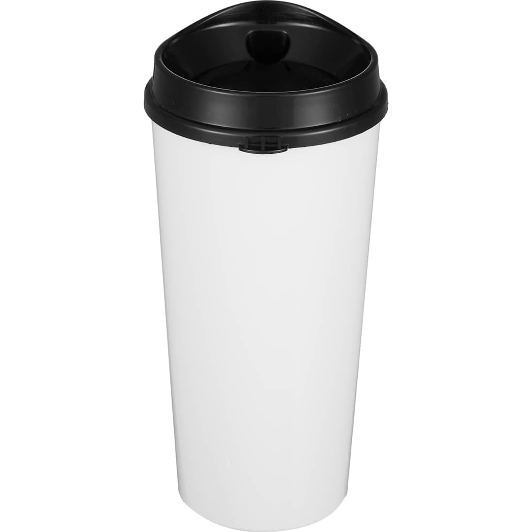 The Roadmaster Recycled 20oz Travel Tumber w/ Lid - SM-6542 Black