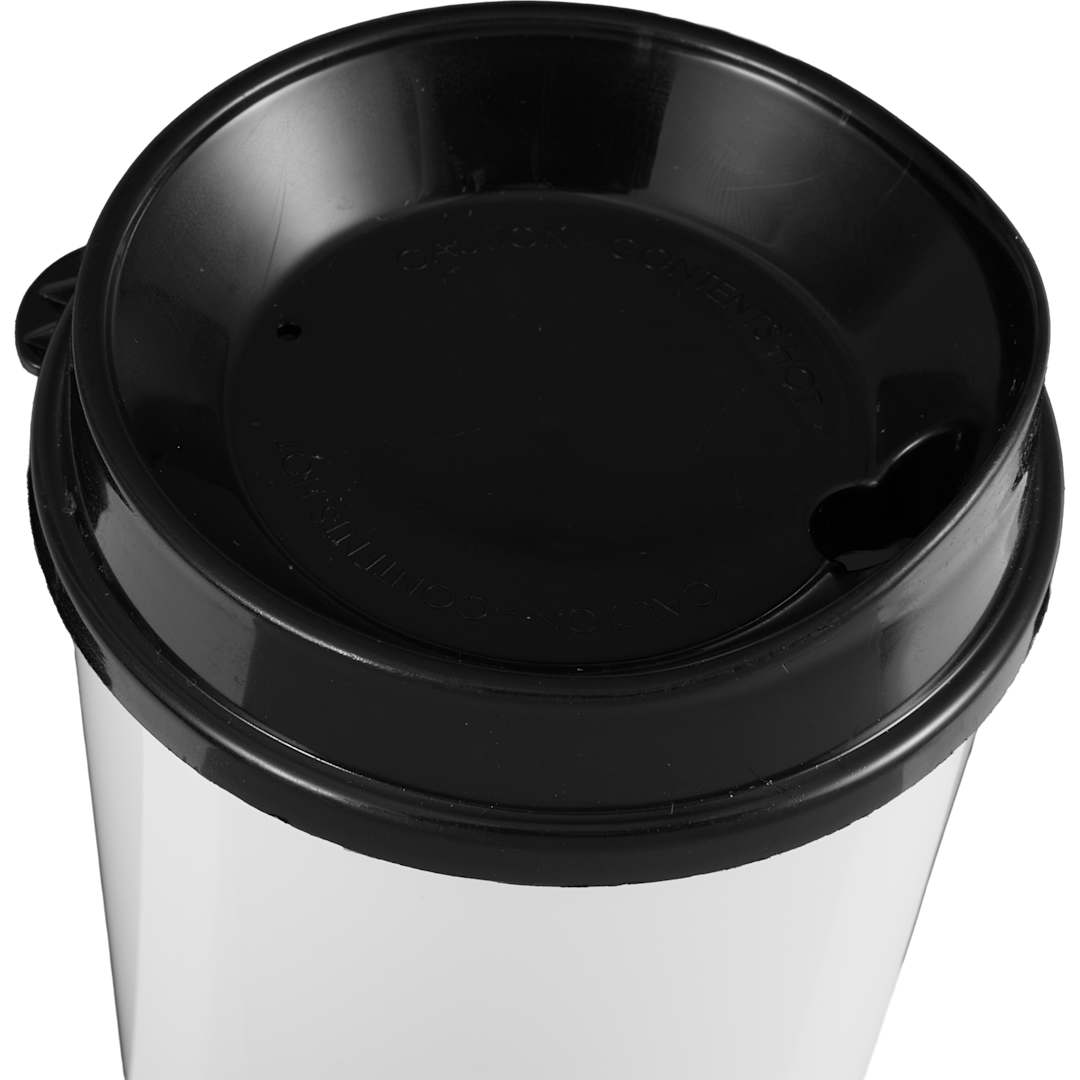 The Roadmaster Recycled 20oz Travel Tumber w/ Lid - SM-6542 Black