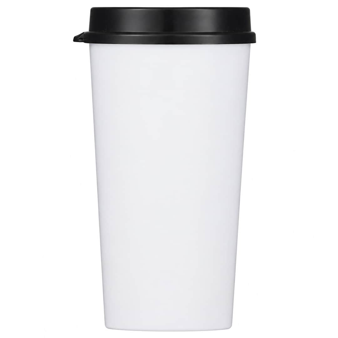 The Roadmaster Recycled 20oz Travel Tumber w/ Lid - SM-6542 Black