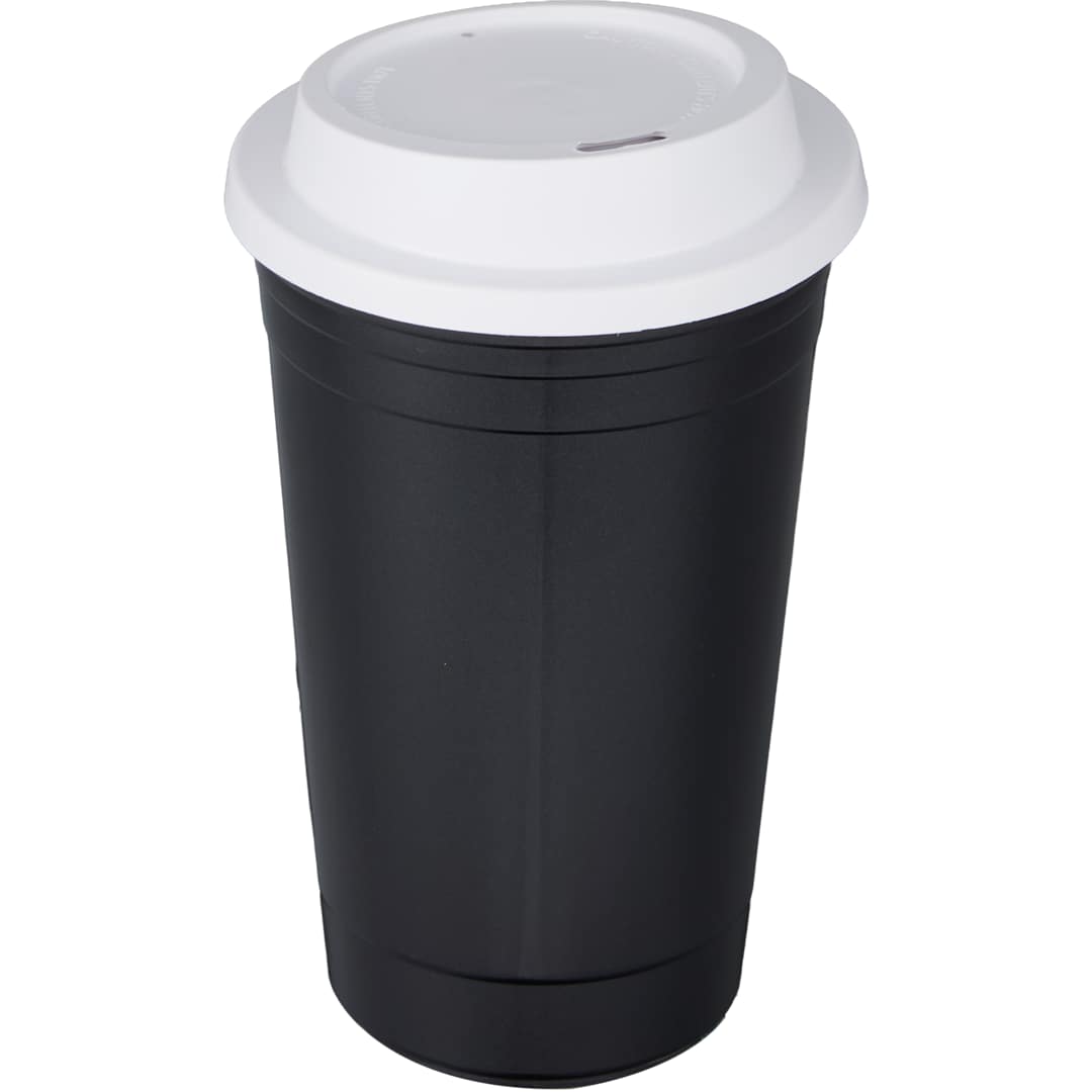 The Traveler Insulated Cup 16 oz. w/ Lid - SM-6544 Black