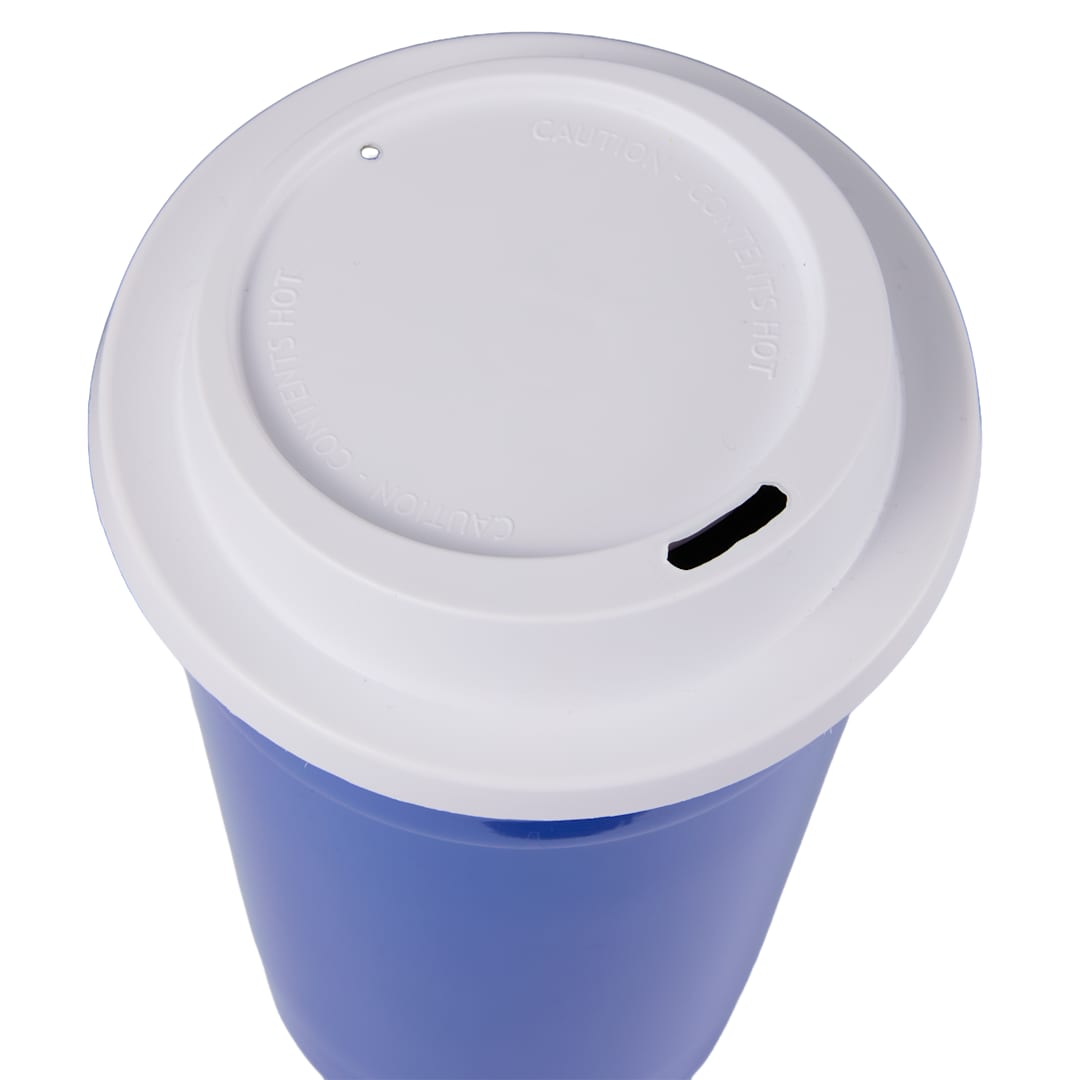 The Traveler Insulated Cup 16 oz. w/ Lid - SM-6544 Blue