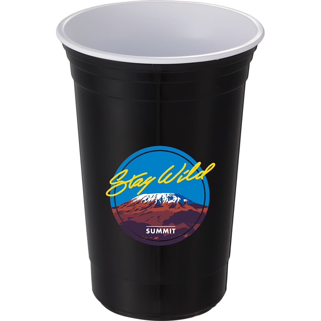 The Varsity Double Wall Tumbler 16 oz. - SM-6545 Black