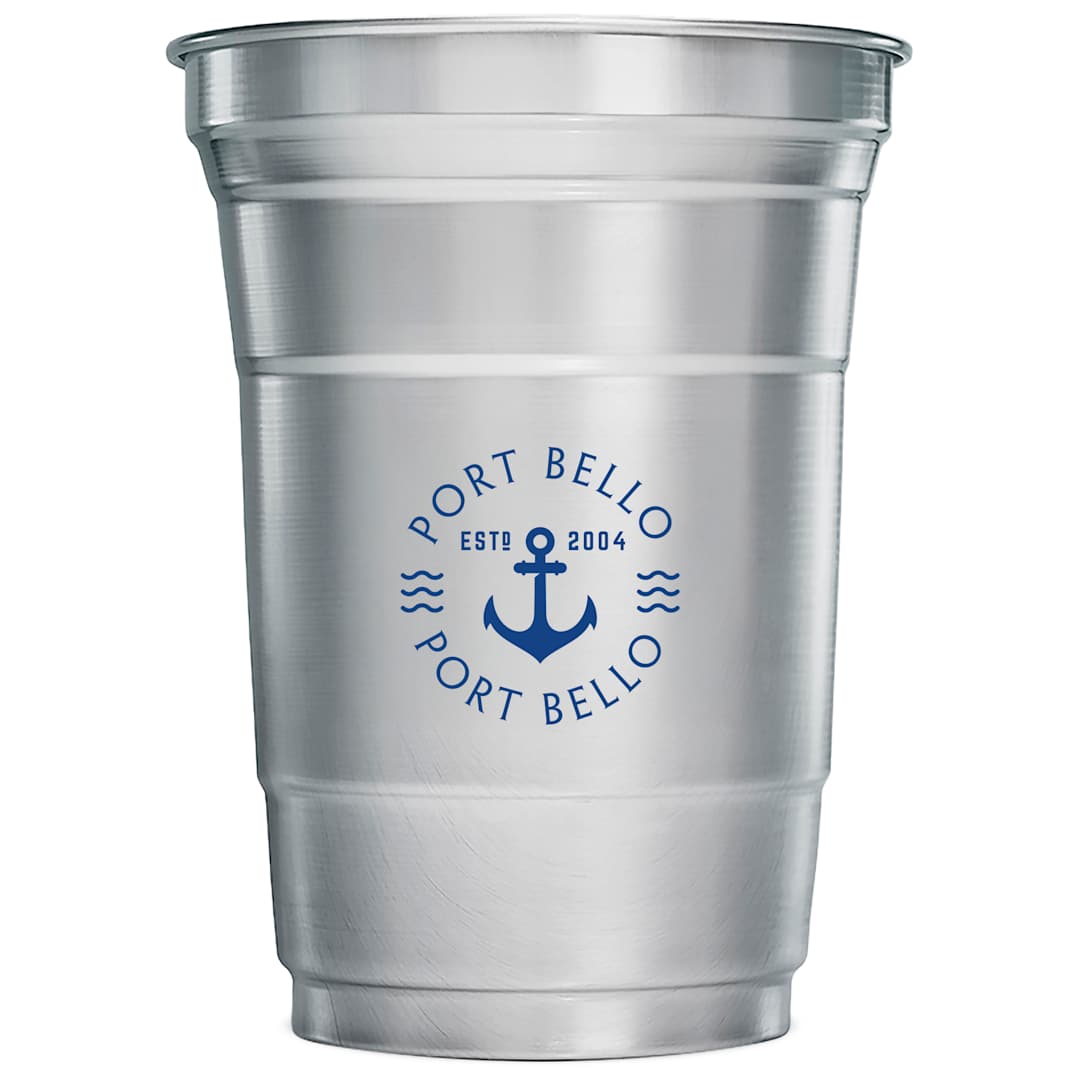 Top Cup Top Cup Aluminum Cup 16oz. - SM-6546 Gray