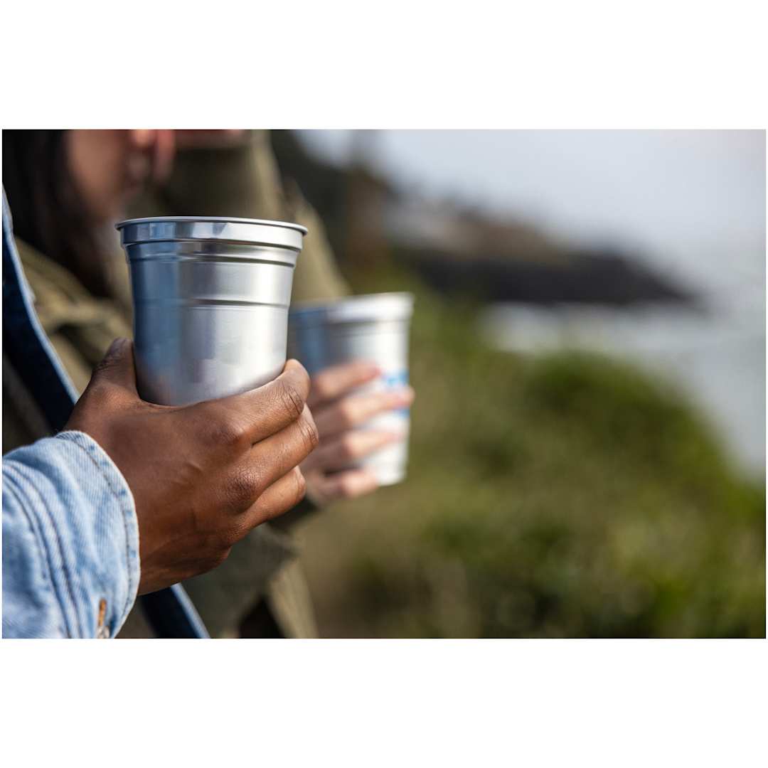 Top Cup Top Cup Aluminum Cup 16oz. - SM-6546 Gray