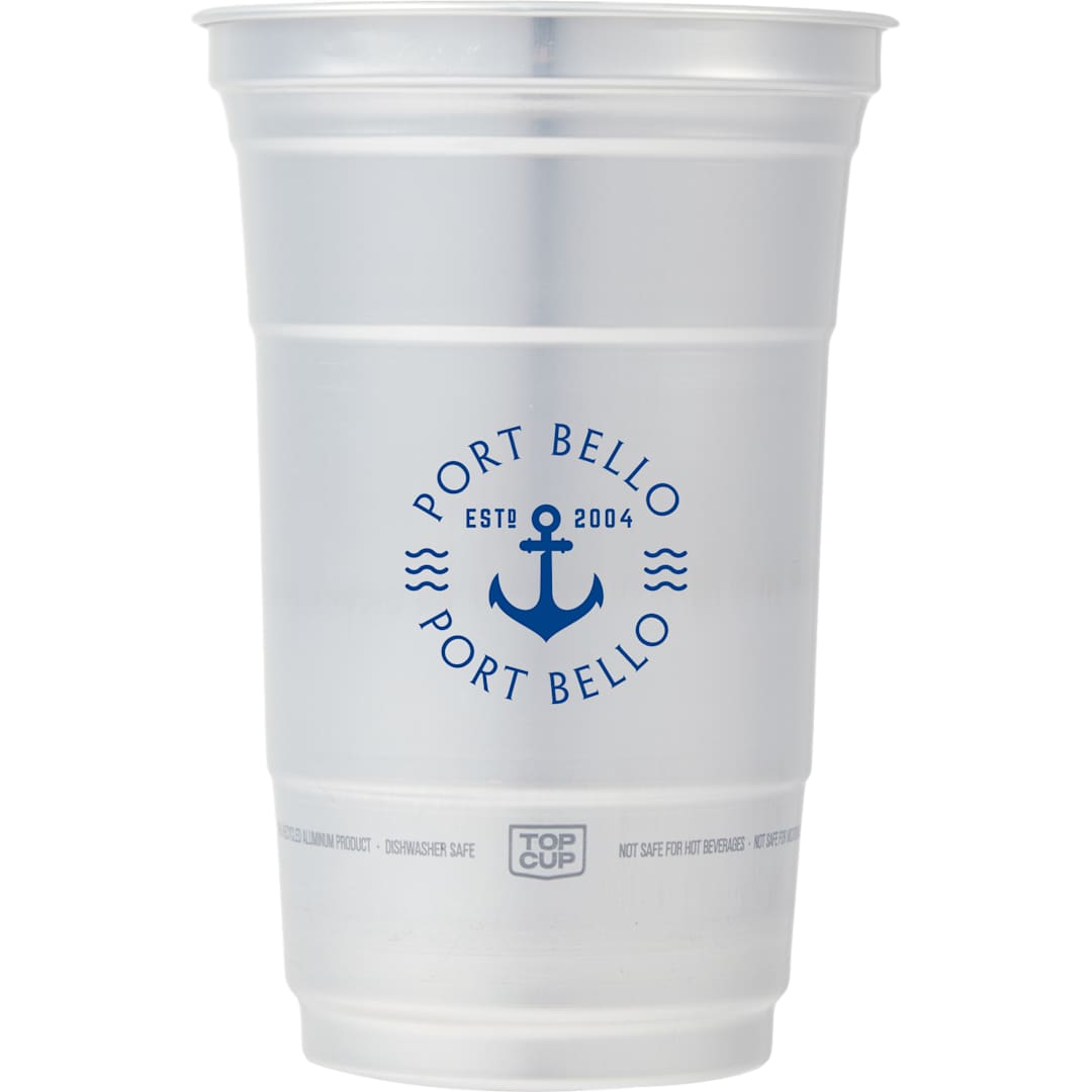 Top Cup Top Cup Aluminum Cup 16oz. - SM-6546 Gray