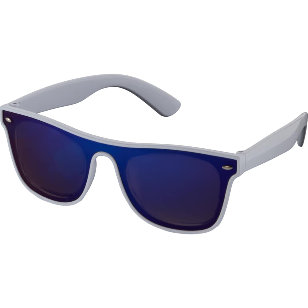 Samson Recycled Single-Lens Sunglasses - SM-7931 White