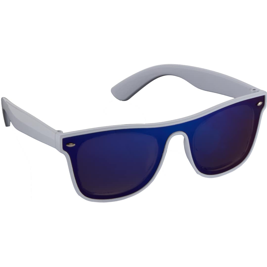 Samson Recycled Single-Lens Sunglasses - SM-7931 White