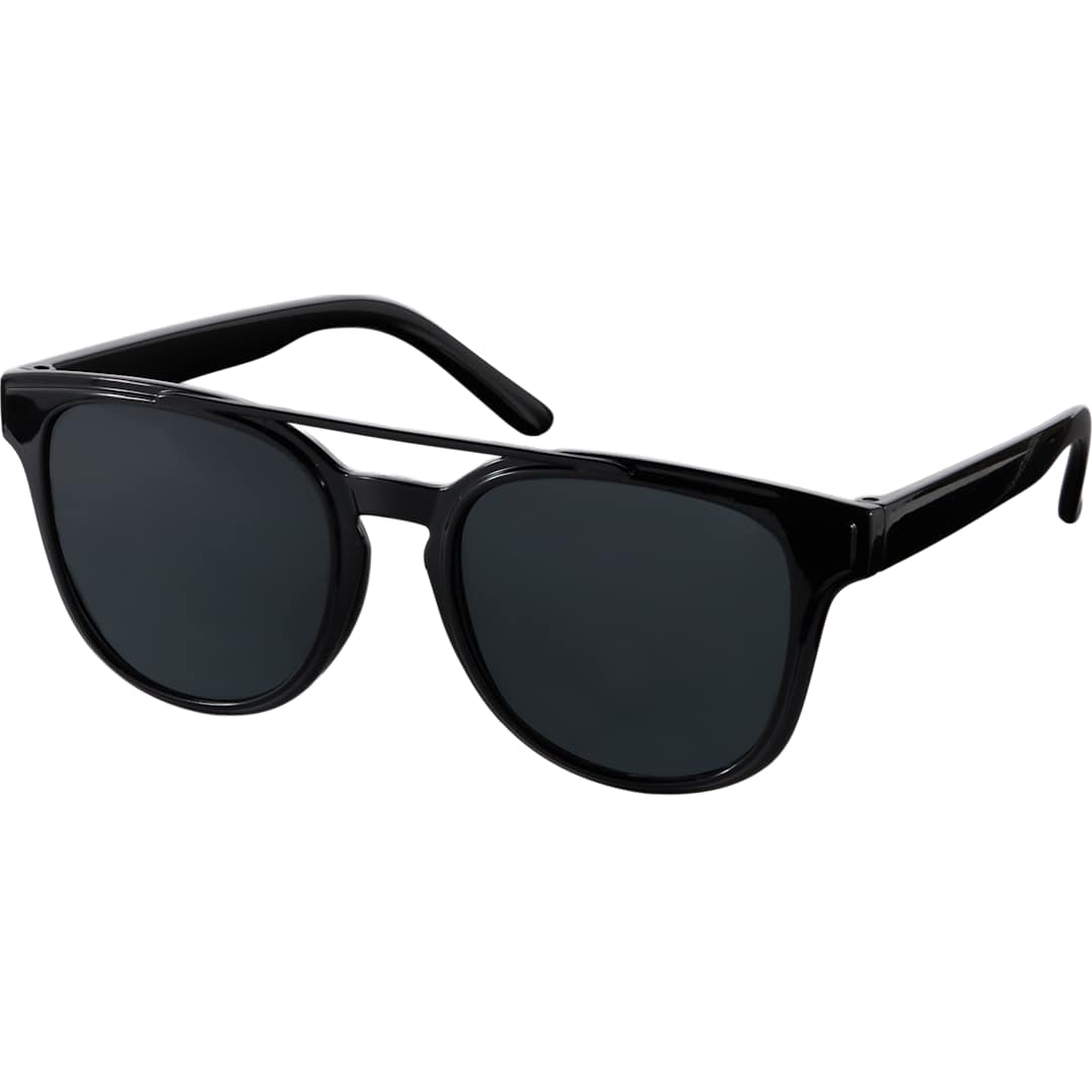 Peyton Recycled Brow Bar Sunglasses - SM-7975 Black
