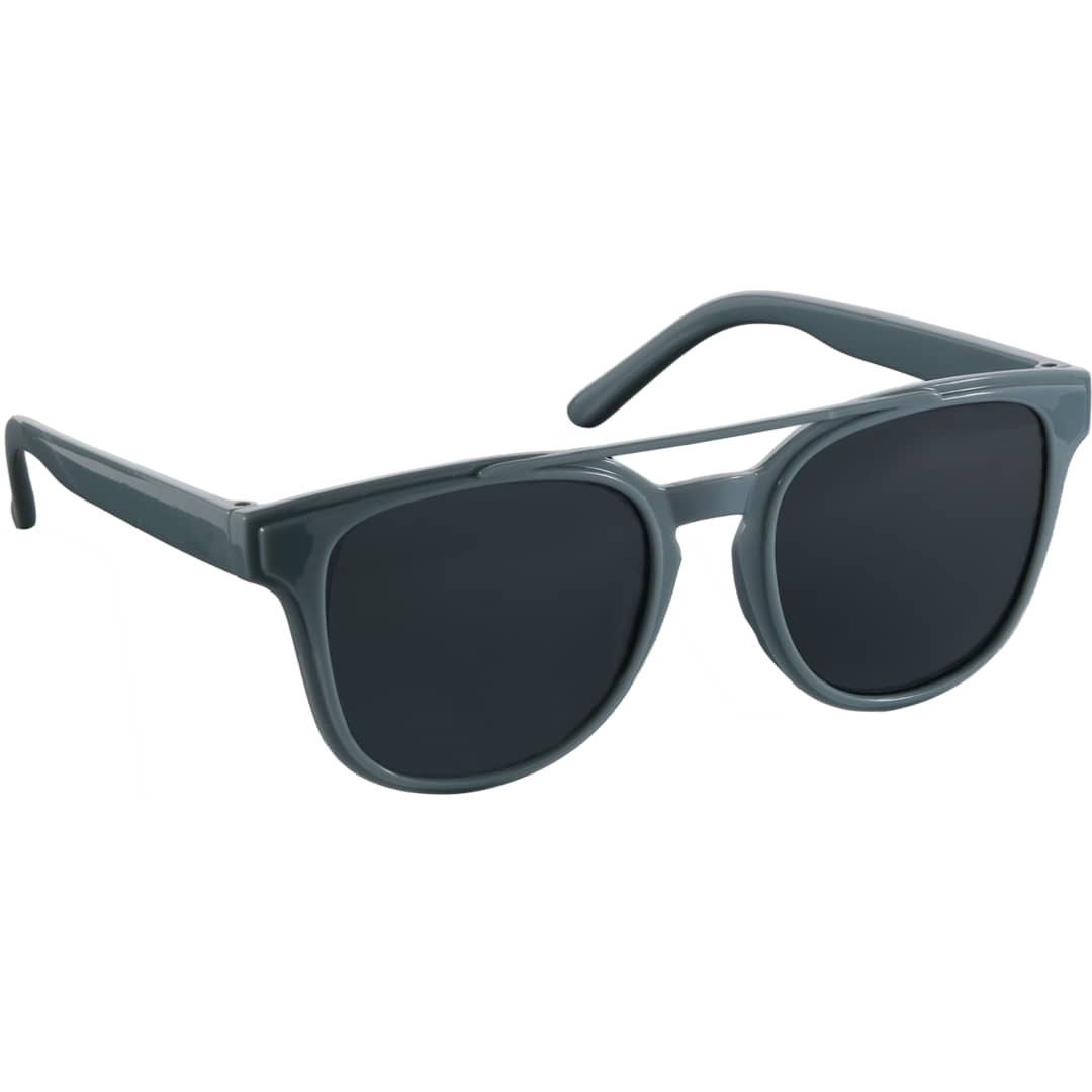 Peyton Recycled Brow Bar Sunglasses - SM-7975 Gray