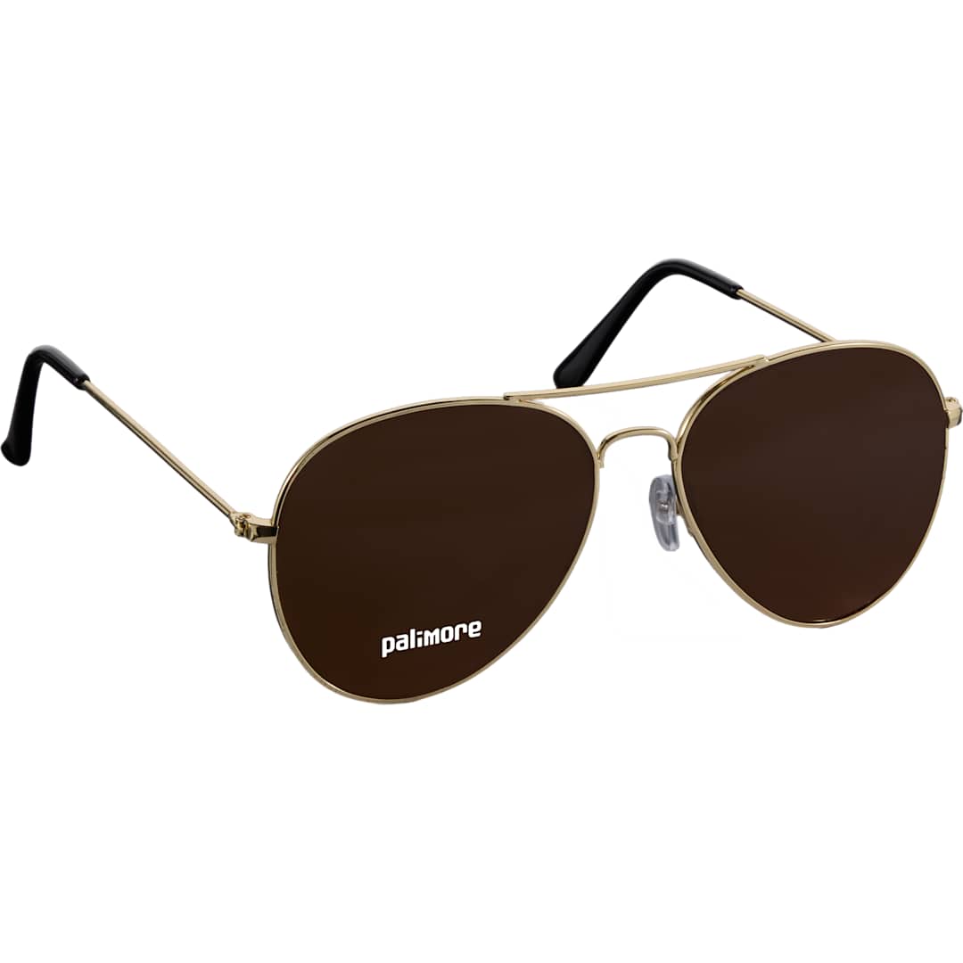 Stunkel Recycled Aviator Sunglasses - SM-7976 Gold