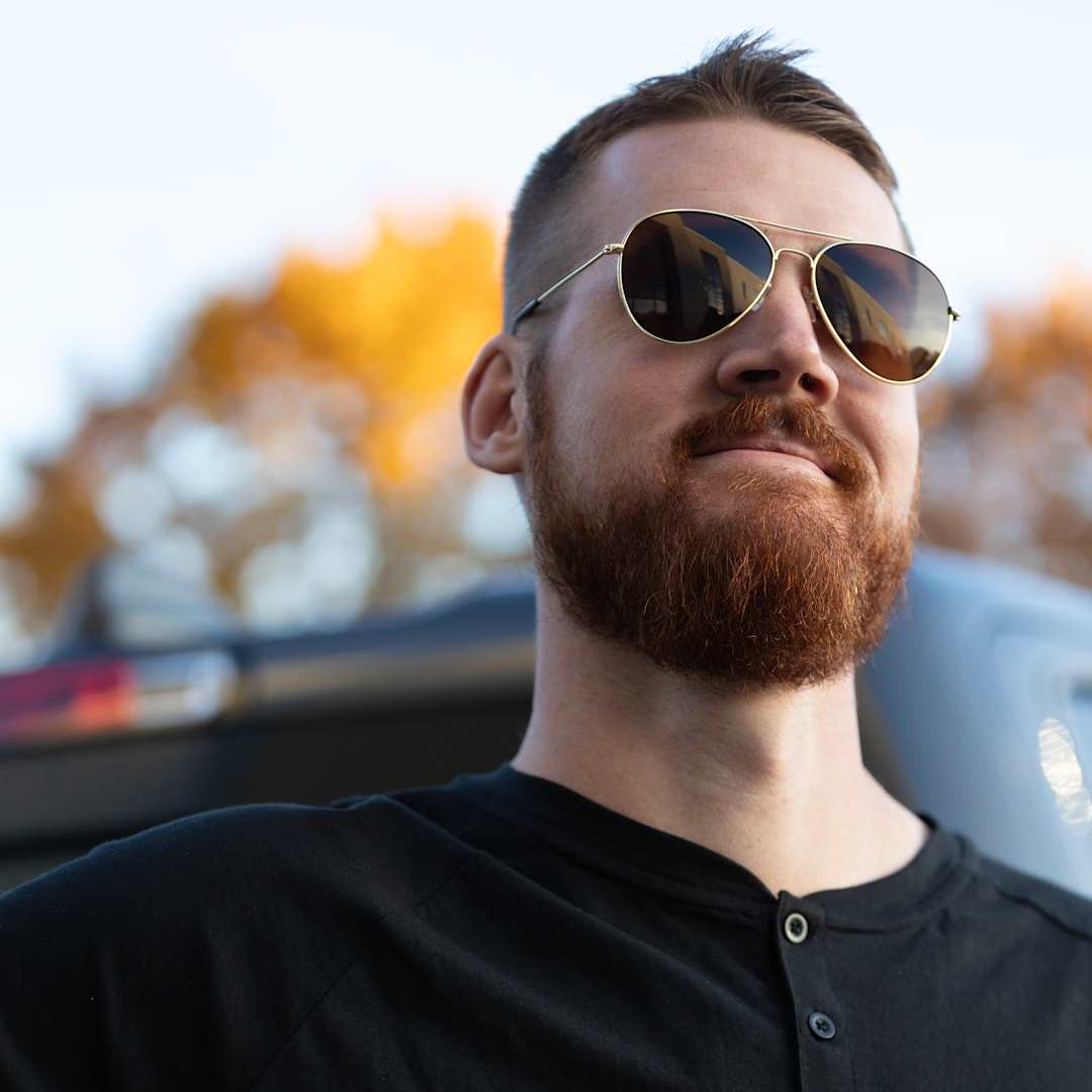 Stunkel Recycled Aviator Sunglasses - SM-7976 Gold
