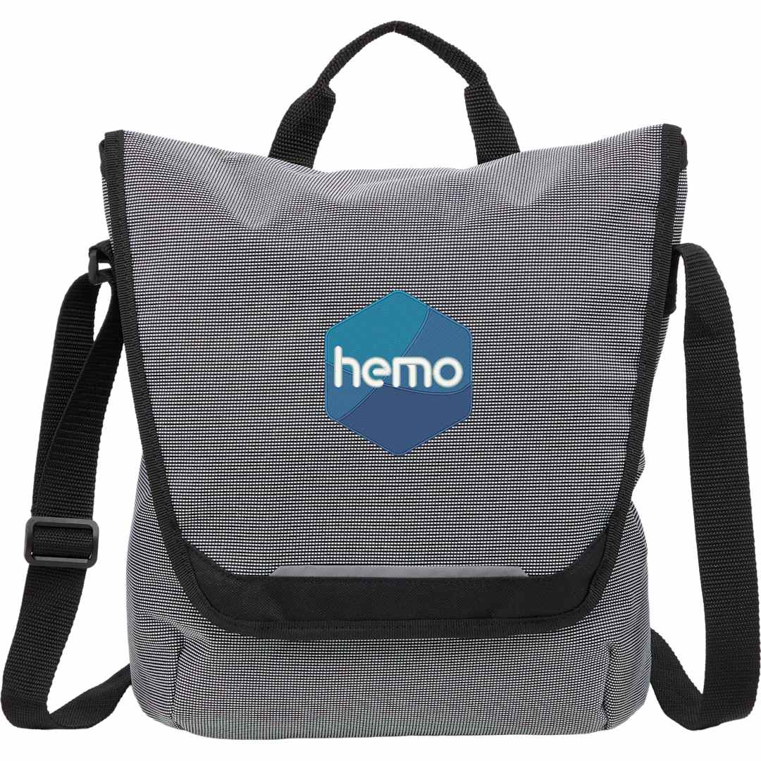 Dover Recycled Messenger Bag - SM-8214 Gray