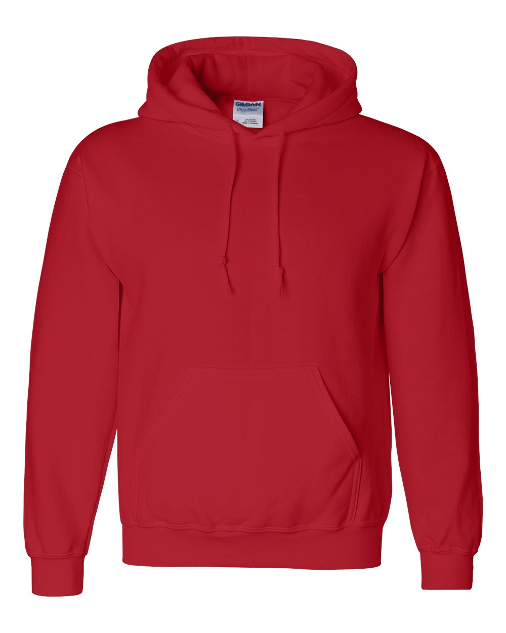 Gildan Unisex DryBlend® Hooded Sweatshirt - 12500 Red