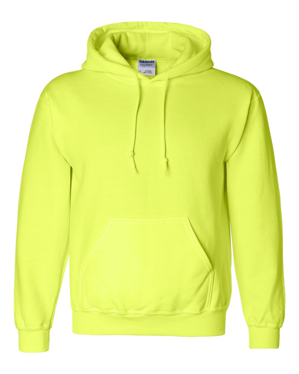 Gildan Unisex DryBlend® Hooded Sweatshirt - 12500 Safety Green
