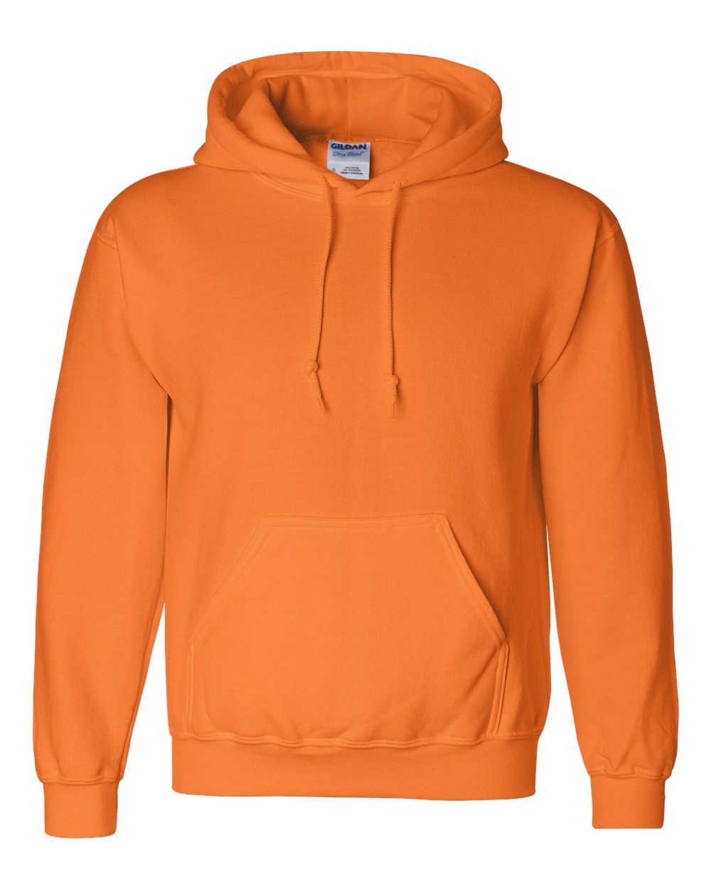 Gildan Unisex DryBlend® Hooded Sweatshirt - 12500 Safety Orange