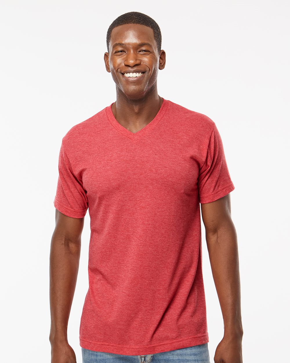 M&O Deluxe Blend V-Neck T-Shirt - 3543 - 3543M