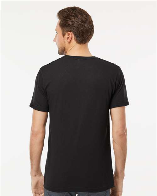 M&O Deluxe Blend V-Neck T-Shirt - 3543 - 3543M Black