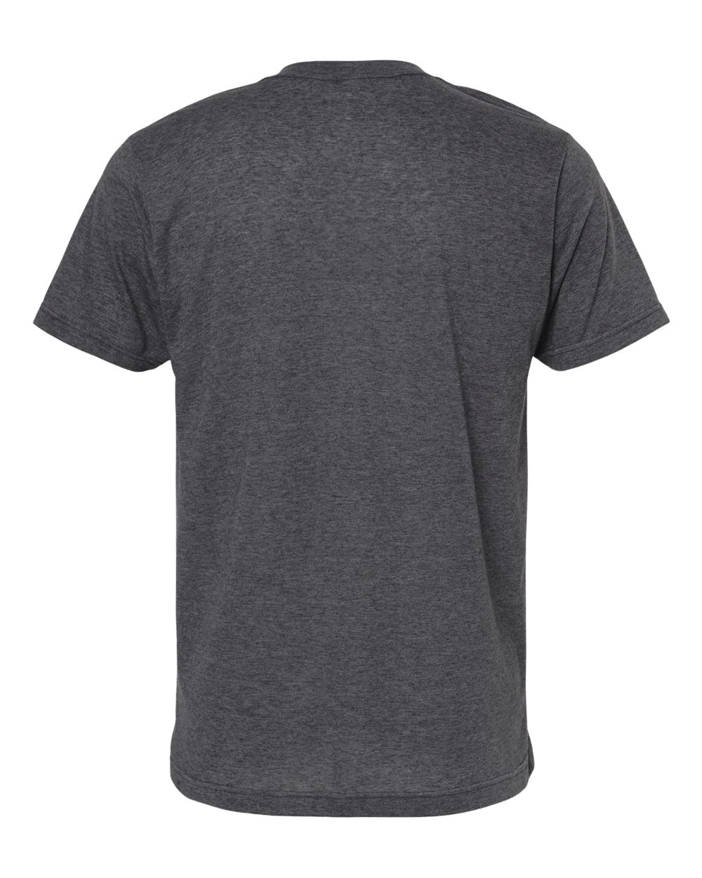 M&O Deluxe Blend V-Neck T-Shirt - 3543 - 3543M Heather Charcoal