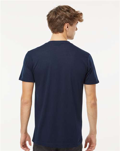 M&O Deluxe Blend V-Neck T-Shirt - 3543 - 3543M Navy