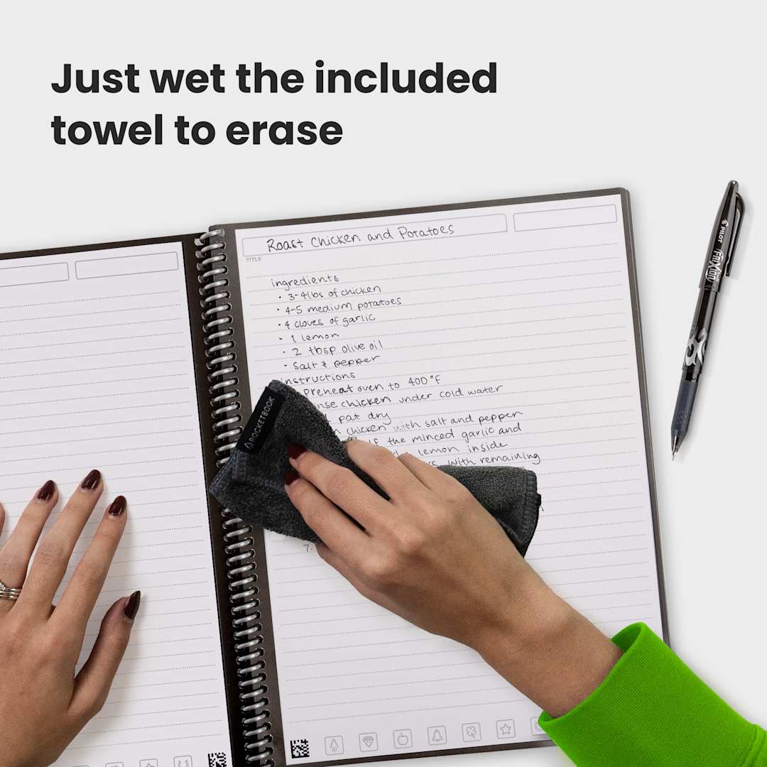 Rocketbook Rocketbook Core Executive Notebook Set - 0911-38 Black